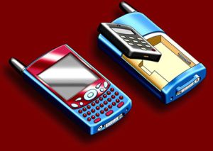 PDA with Removable Mobile Phone PDA Cellphone