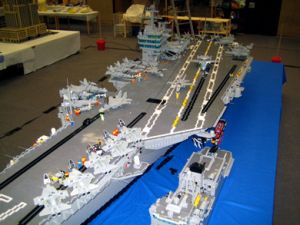 Lego Aircraft Carrier on Lego Aircraft Carrier   Gadget Venue