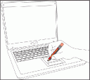 Laptop Pencil saves your Finger