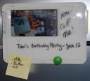 Audiovox Homebase Fridge Whiteboard with LCD