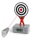 Laser Target Alarm Clock