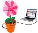 USB Flower Fan
