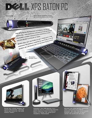 dell xps baton pc Dell XPS Baton PC Concept