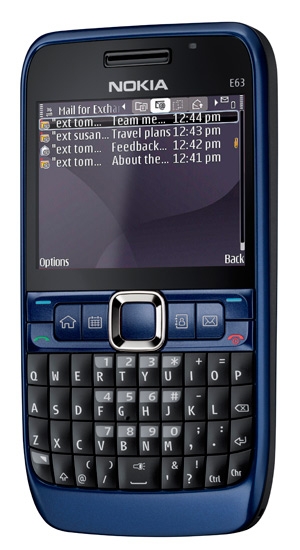 nokia-e631 Nokia E63 Business Phone