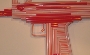 Uzi Submachine Gun – Made of Straws