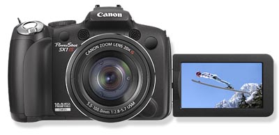 canon powershot sx1 is front detail Canon PowerShot SX1 IS Launching