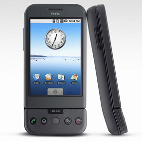 htc dream blk front side HTC Dream   First Look for Australia