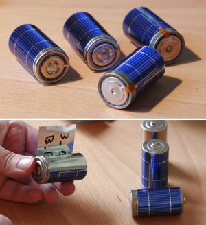 solar batteries SunCats   Solar Powered Rechargeable Batteries