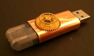 steampunk usb jump drive 1 300x178 Steampunk USB Drive