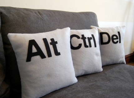 Ctrl – Alt – Del Three Pillow Set