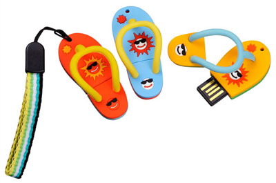 Sandals and Surfboard USB Memory