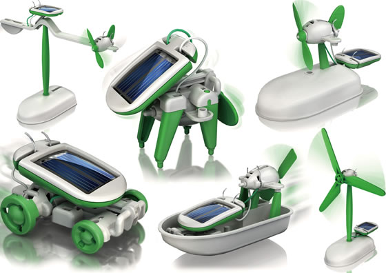 6 1 solar robot2 Solar Powered Robot Kit