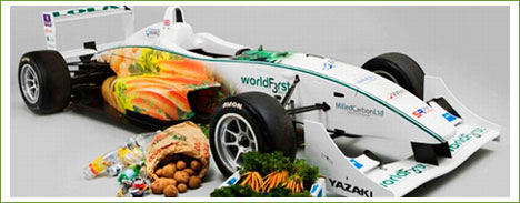 Chocolate Powered Formula 3 Chocomobile