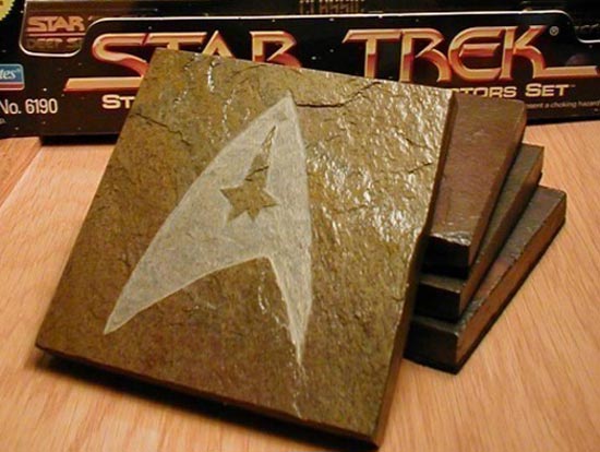 Handmade Star Trek Drinks Coasters