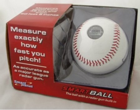 Smart Ball Baseball Tracks the Speed it Travels Smart Ball Baseball Tracks the Speed it Travels