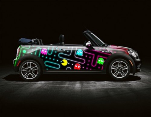 Space Invaders and Pacman Art Car