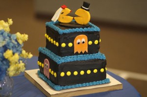 Pac Man Wedding Cake 300x199 Pac Man Wedding Cake