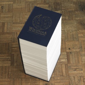 Printed Wikipedia 300x300 Is this what Wikipedia in Print would Look Like?