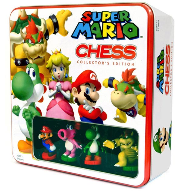 super mario chess set  Super Mario Chess Set