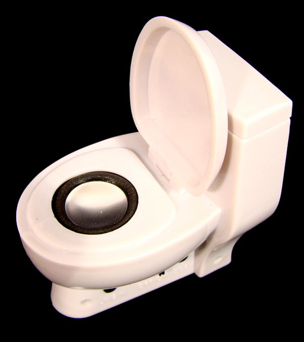 toilet speaker white Toilet Speaker   Why?