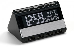 usb alarm clock 300x192 USB Hub Alarm Clock
