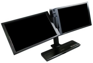 interview 1700 300x204 InterView Single Unit Dual Screen Monitor
