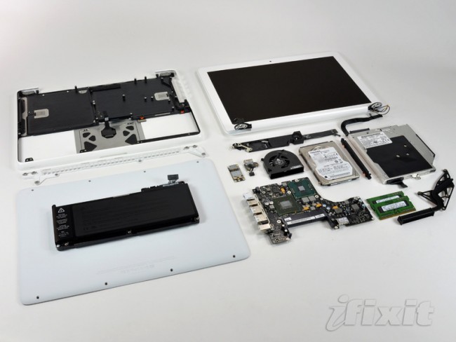 Apple-MacBook-TearDown Apple MacBook TearDown 650x488 Apple MacBook Teardown