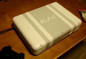 benheck ps3 slim laptop demo 300x206 PS3 Slim Laptop by Ben Heck