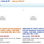 ASUS Eee PC T91MT