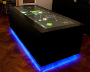 ideum ultra wide touchscreen table 300x240 Ideum Ultra Wide Multitouch Table