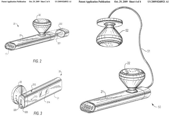 apple-patents-shuffle-media-playing-headset apple patents shuffle media playing headset Apple Patent reveals iPod like Wireless Headset