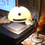 Recycled iMac G4 Lamp