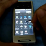 Sony Ericsson X1 running Android