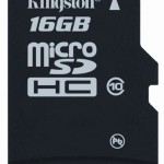 Class 10 MicroSDHC 16GB Card from Kingston Starts Shipping