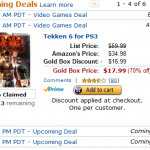 Amazon Goldbox PS3 Game Deals All Day