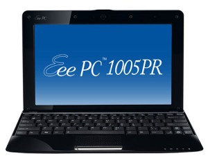 Asus Eee PC 1005PR Netbook 1 300x238 ASUS Eee 1005PR Intel Atom N450 Netbook