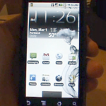 Motorola DROID Running Android 2.1 Update 1