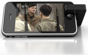 Movie Peg 300x187 Movie Peg iPhone Stand