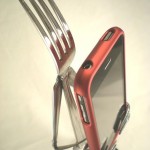 Bent Spoons and Forks iPhone Stand