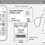 Apple Patent shows “Concert Ticket +” Application
