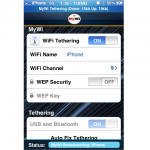 Apple iPhone 3G turned in to Wireless Hotspot for Apple iPad