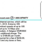 Comcast to Offer 105Mbps Internet Connections