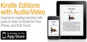 Kindle Editions 300x145 Amazon Kindle App Brings Embedded Video and Audio to iPhone/iPad