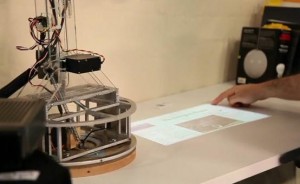LuminAr Pico Projector Robot 300x184 LuminAR Robotic Pico Projector Display