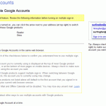 Google Multiple Sign-in Has Arrived