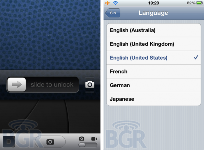 IOS 5.1 GM Might get Japanese Siri and Slide to Camera