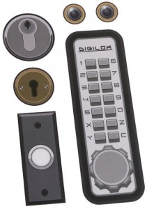 Cubical Door Lock Stickers